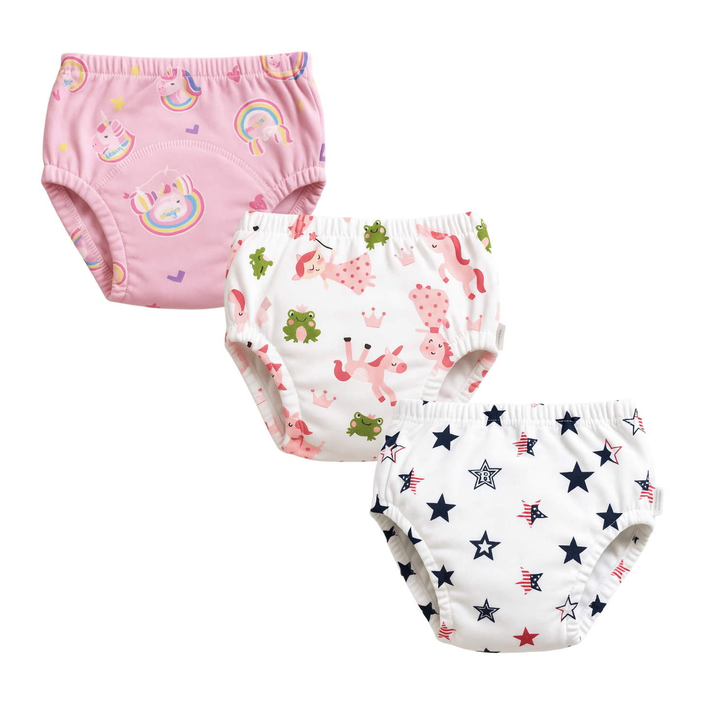 Softlia Baby Padded Underwear | 3-Layer Cotton Training Panties for Toddlers | Reusable, Absorbent & Leak-Proof