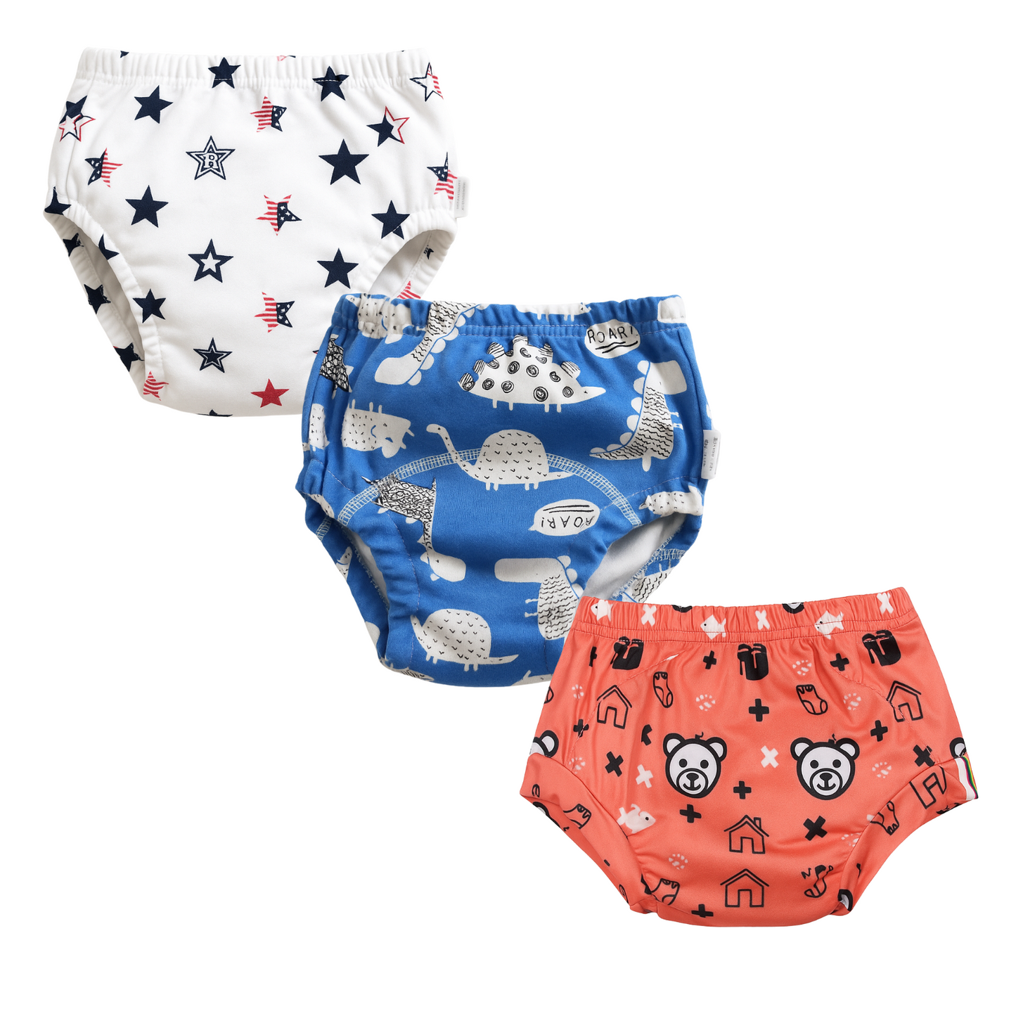 Softlia Baby Padded Underwear | 3-Layer Cotton Training Panties for Toddlers | Reusable, Absorbent & Leak-Proof