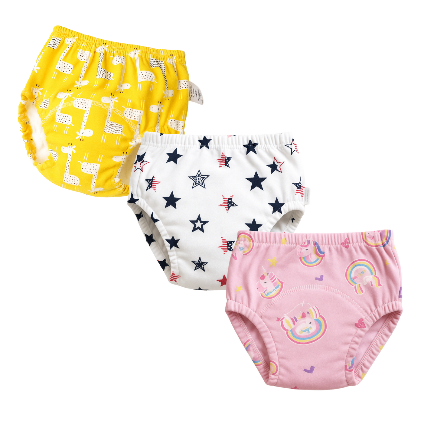 Softlia Baby Padded Underwear | 3-Layer Cotton Training Panties for Toddlers | Reusable, Absorbent & Leak-Proof