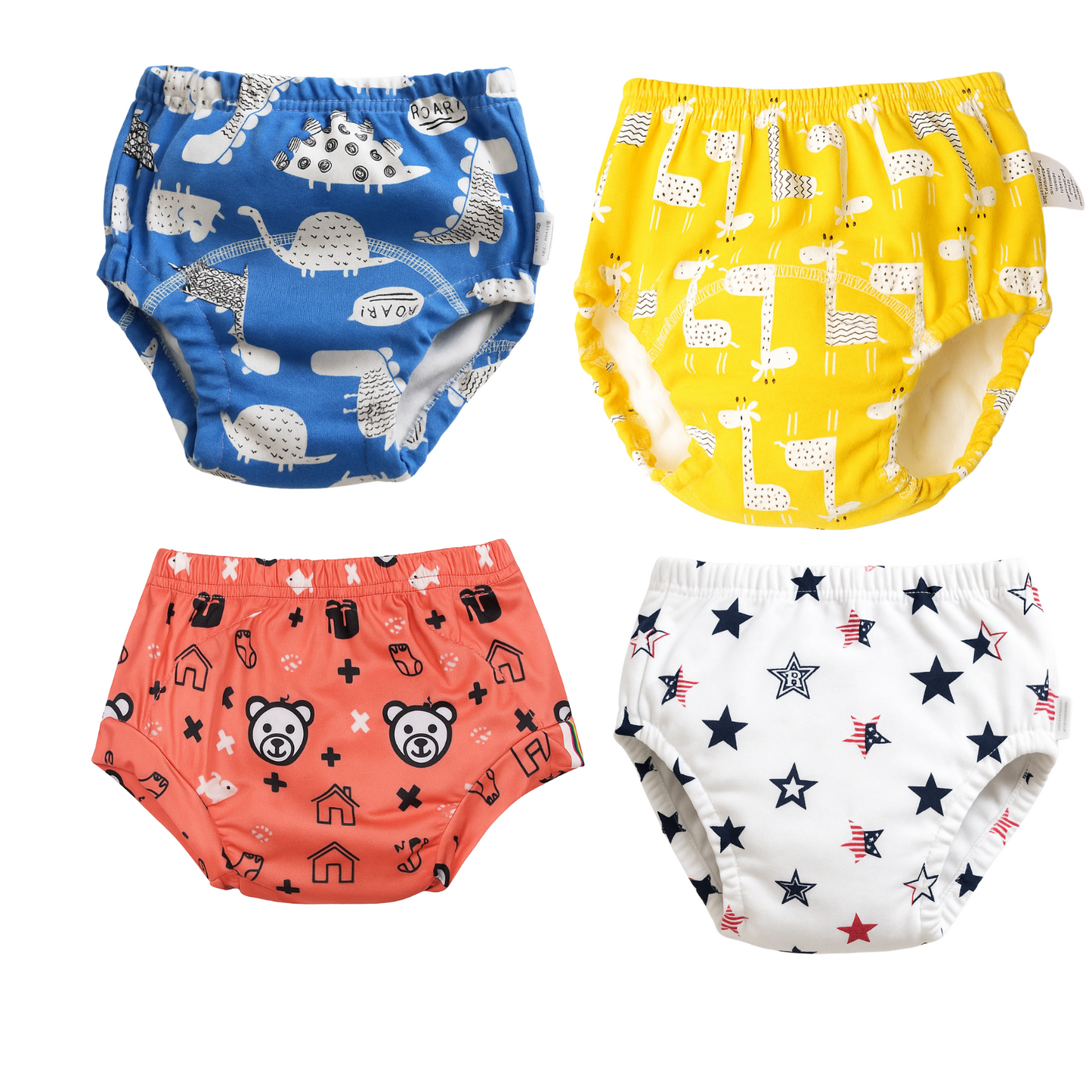 Softlia Baby Padded Underwear | 3-Layer Cotton Training Panties for Toddlers | Reusable, Absorbent & Leak-Proof