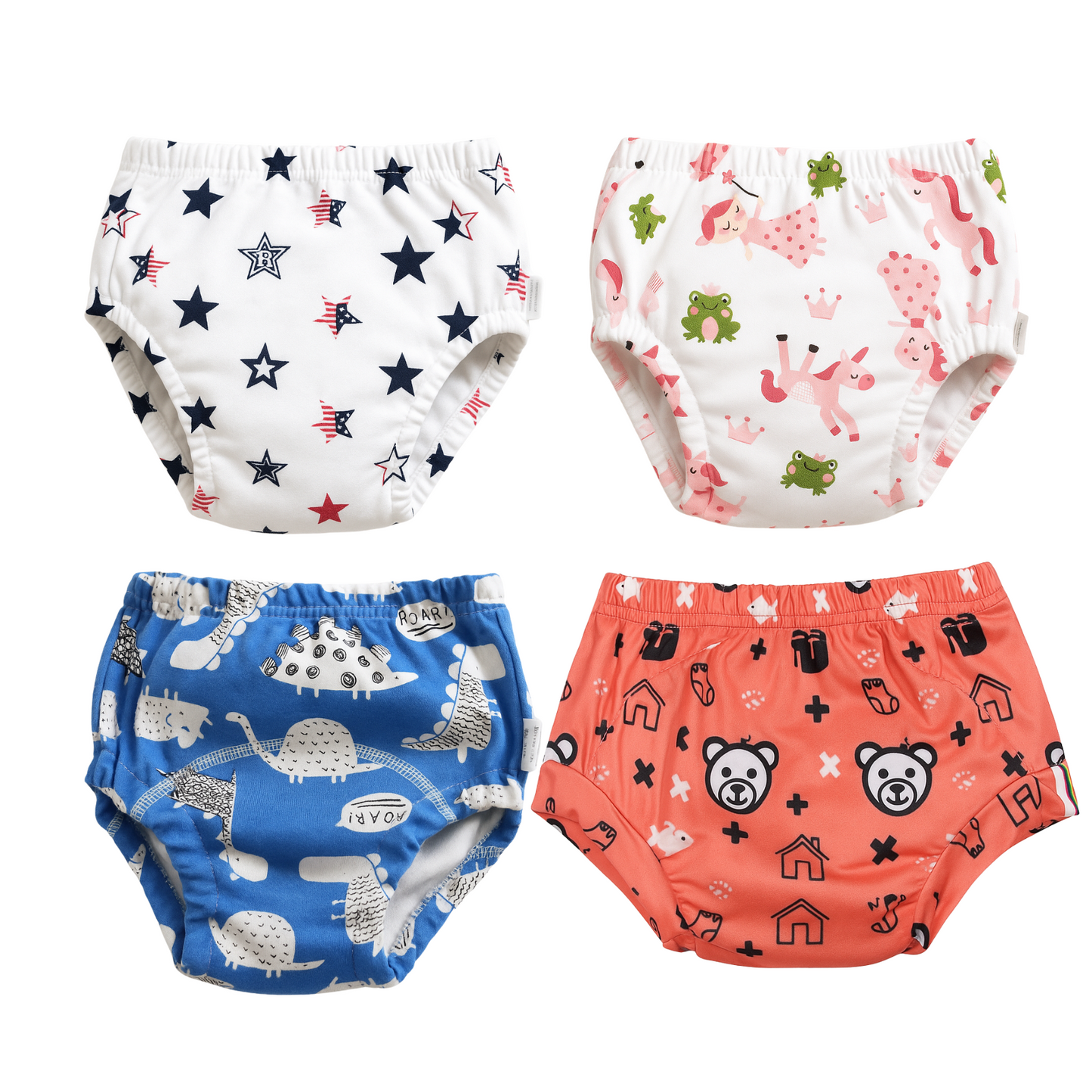 Softlia Baby Padded Underwear | 3-Layer Cotton Training Panties for Toddlers | Reusable, Absorbent & Leak-Proof
