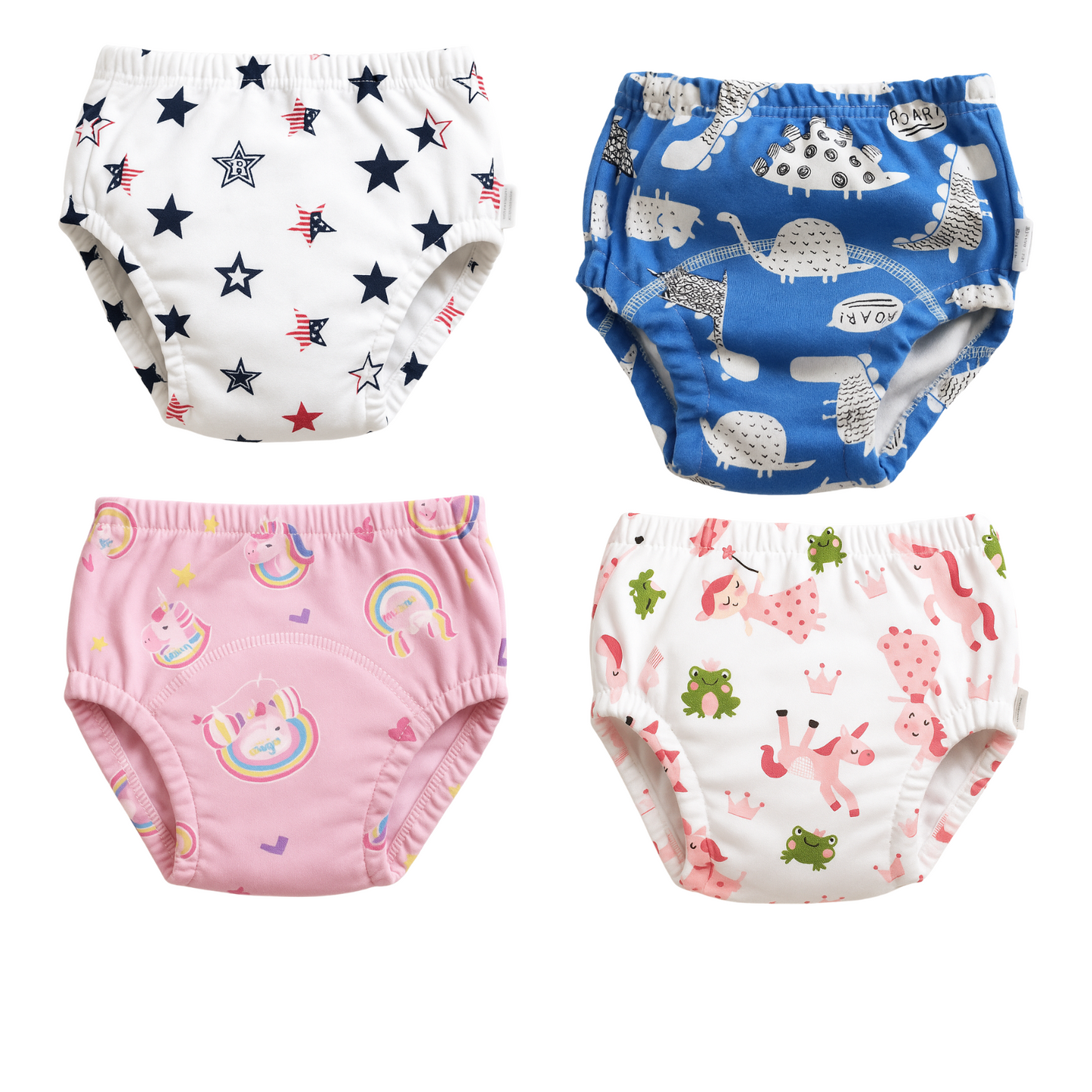Softlia Baby Padded Underwear | 3-Layer Cotton Training Panties for Toddlers | Reusable, Absorbent & Leak-Proof