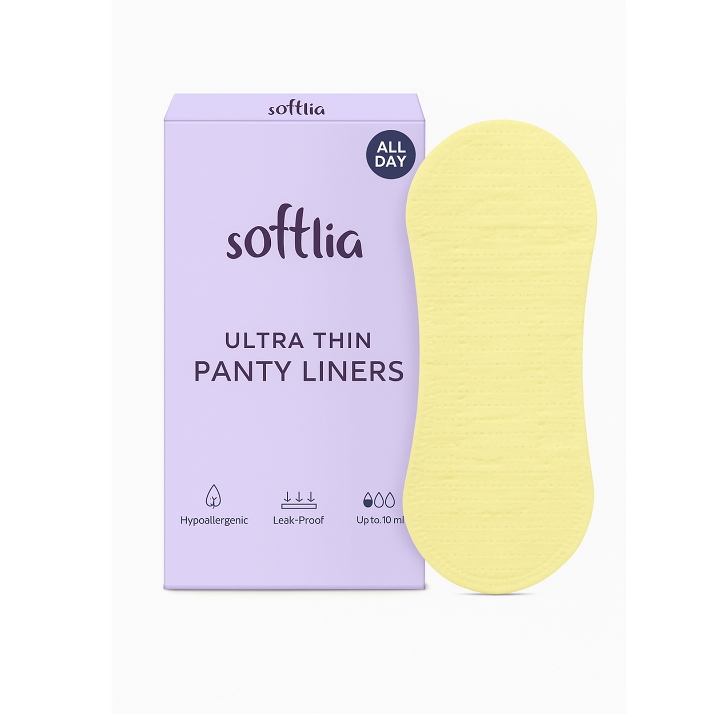 Softlia Reusable Panty Liners for Women | Daily Use, Breathable, Ultra-Thin & Washable