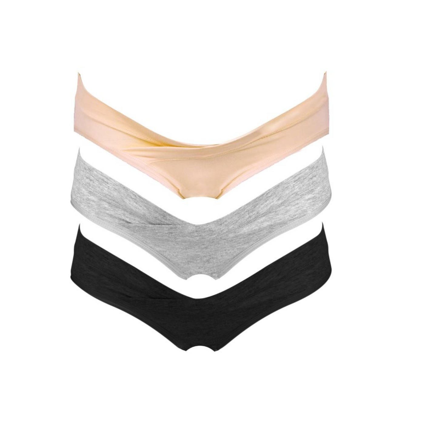 Softlia Women’s Low Waist Maternity Panty | Under Bump Pregnancy Briefs | Soft Cotton, Stretchable & Skin-Friedly
