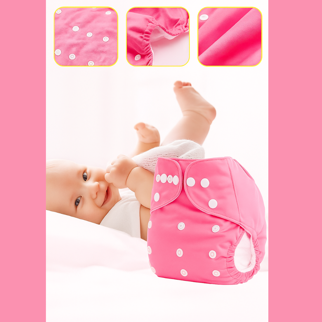 Softlia Reusable & Washable Cloth Diaper | Adjustable Size | 0-3 Years