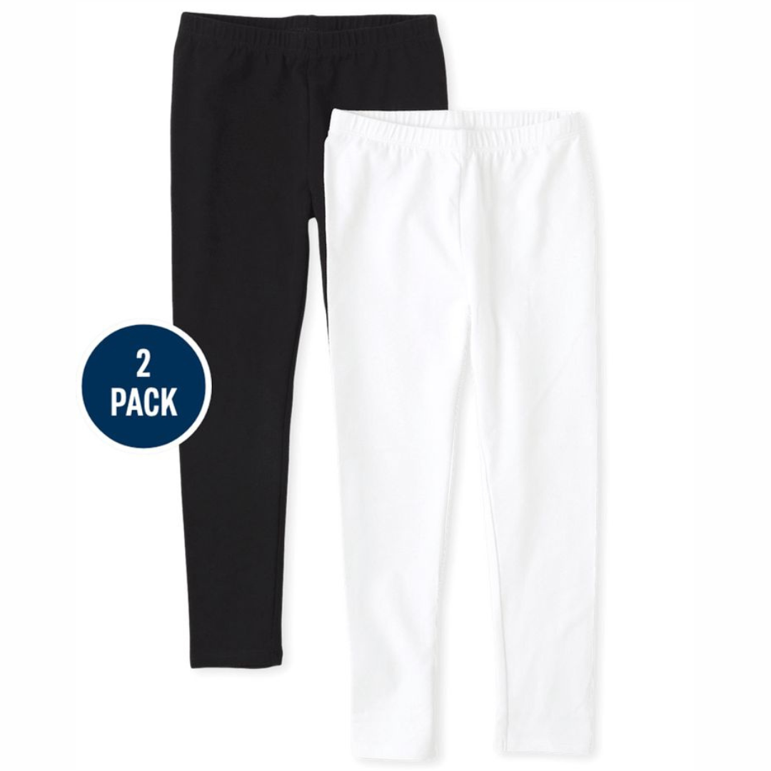 Softlia Girls Cotton Stretch Leggings – Soft, Breathable & Full Length | Daily Wear & Casual Use