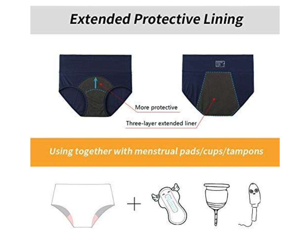 Softlia Red Period Panty for Women – Reusable Leak-Proof Pack of 1