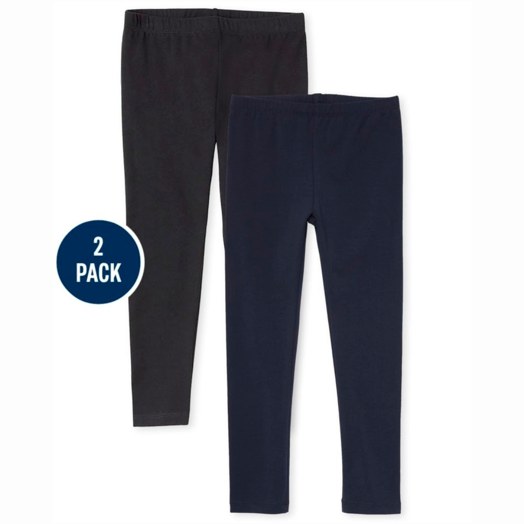 Softlia Girls Cotton Stretch Leggings – Soft, Breathable & Full Length | Daily Wear & Casual Use
