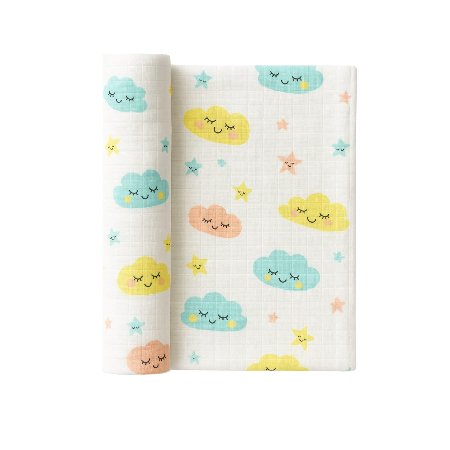 Softlia 3-Layer Baby Wrapper | Soft Cotton Swaddle Blanket for Newborns (0–6 Months)