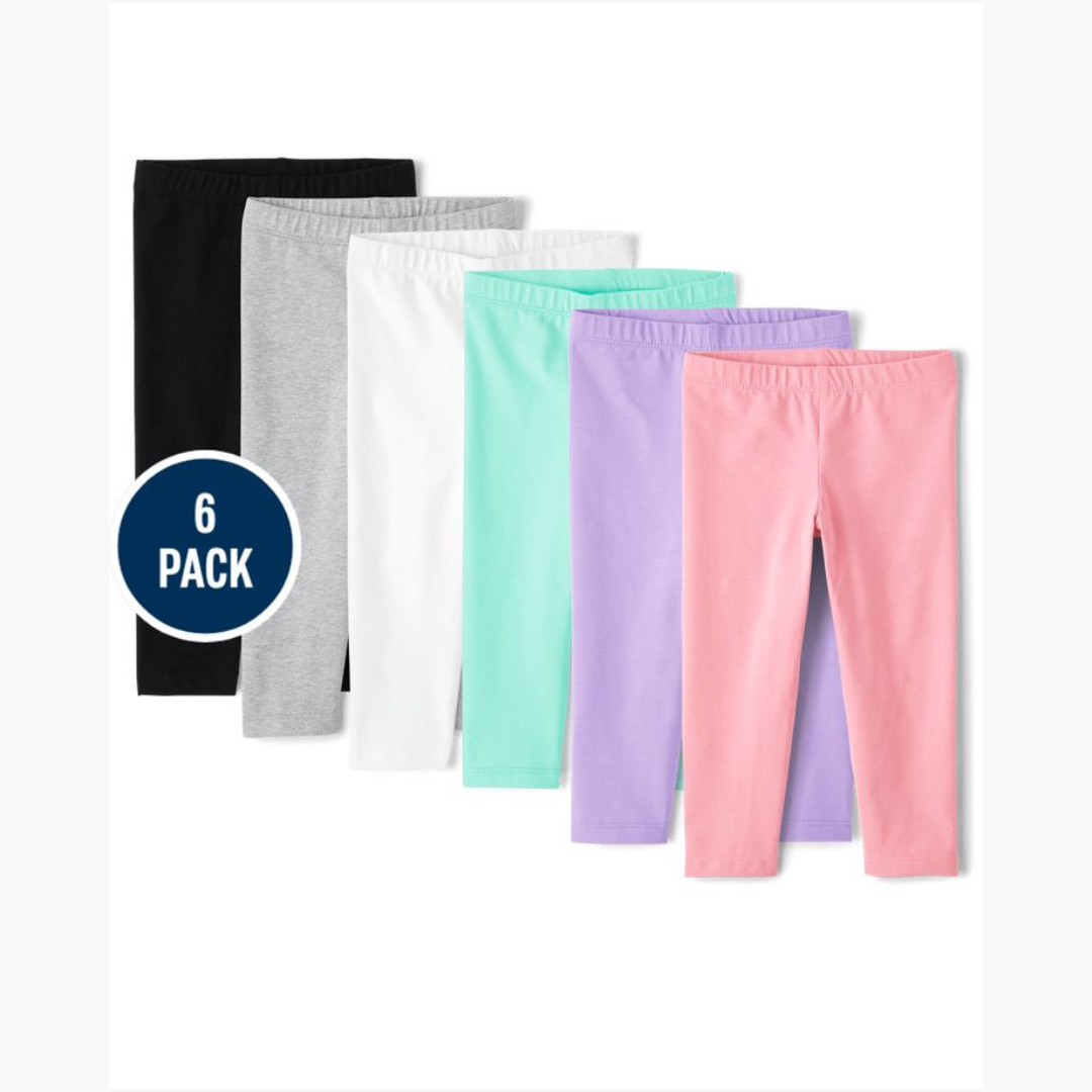Softlia Girls Cotton Stretch Leggings – Soft, Breathable & Full Length | Daily Wear & Casual Use