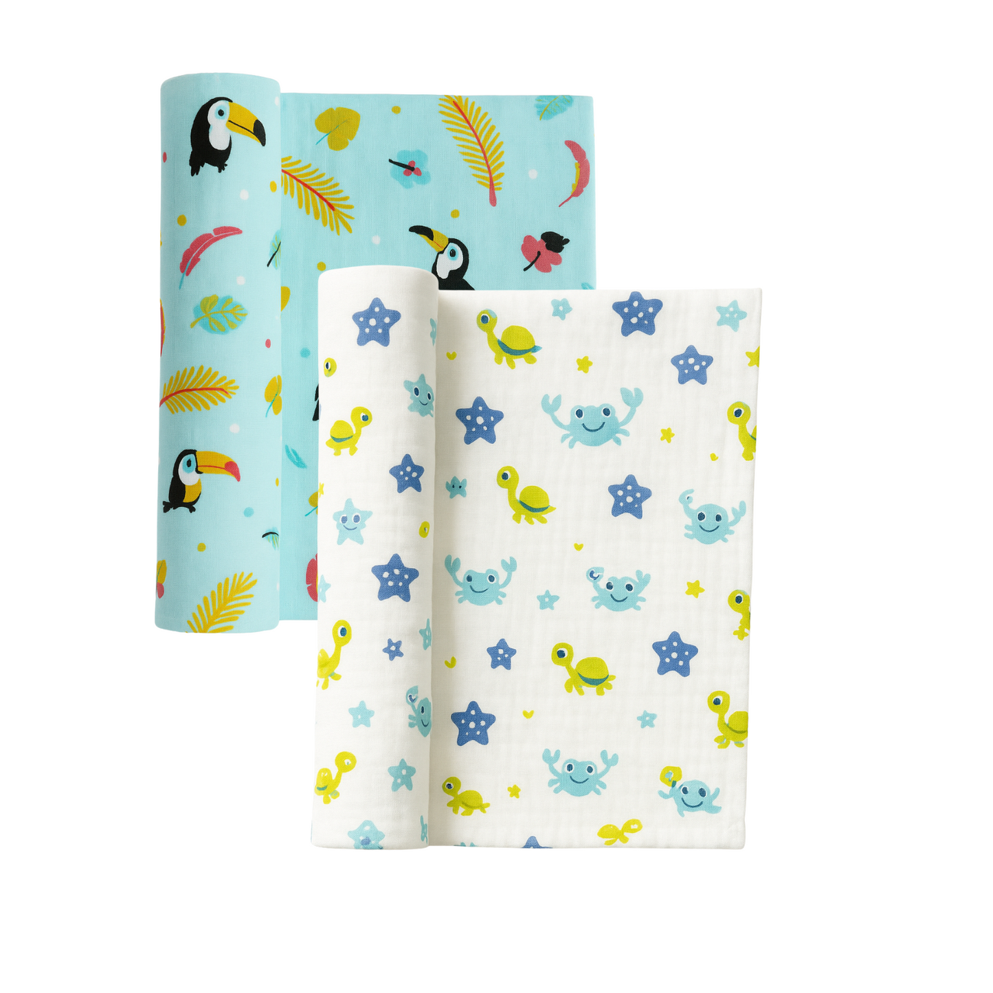 Softlia 3-Layer Baby Wrapper | Soft Cotton Swaddle Blanket for Newborns (0–6 Months)