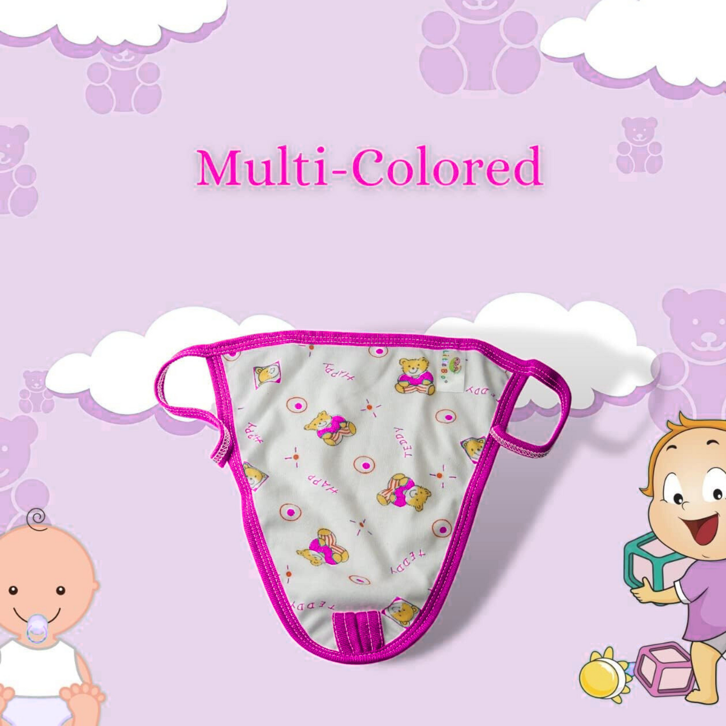 Softlia Baby Langot U-Shape – Pure Cotton, Reusable & Breathable – Pack of 6