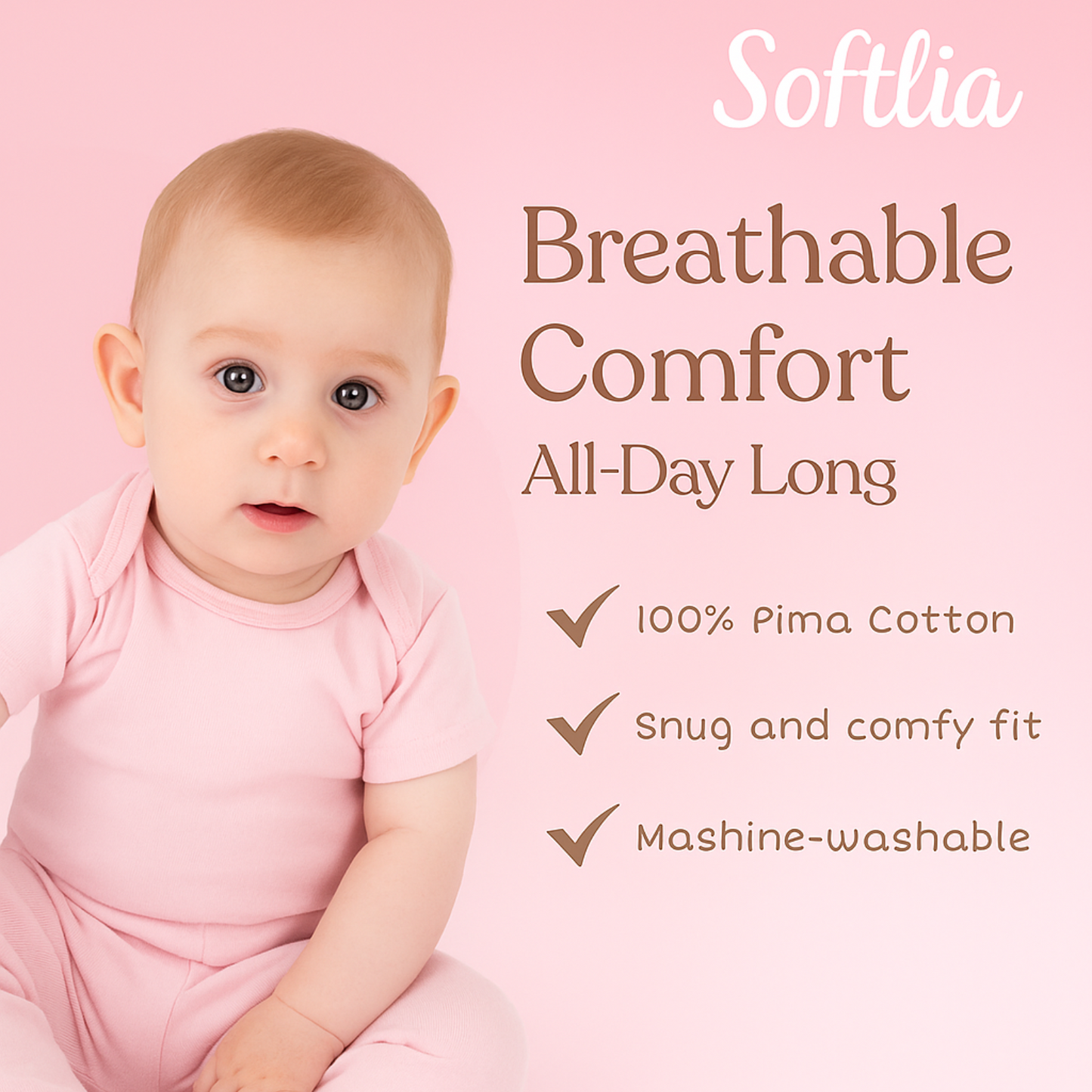πΆ Softlia Baby Romper | Soft, Stylish & Comfortable | Must-Have for Every Baby! π