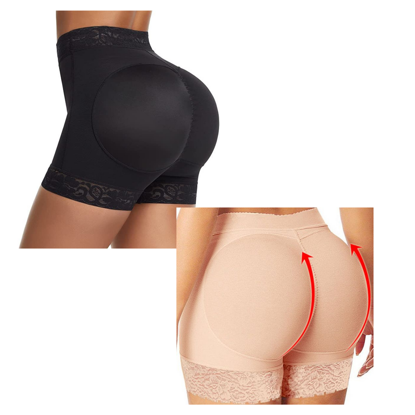 Seamless High-Waist Butt Lifter Shapewear for Women – Tummy Control Body Shaper Shorts