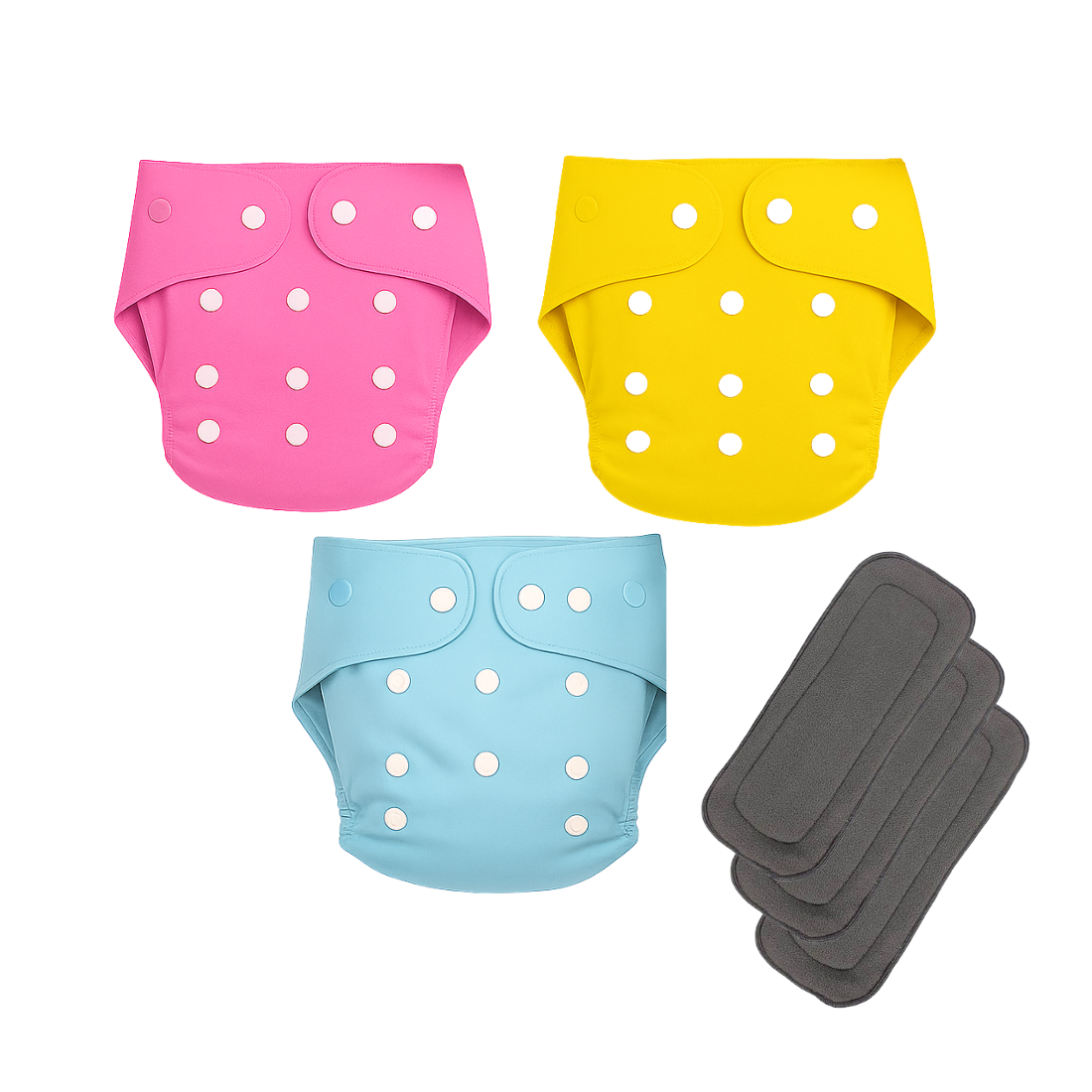 Softlia Reusable & Washable Cloth Diaper | Adjustable Size | 0-3 Years