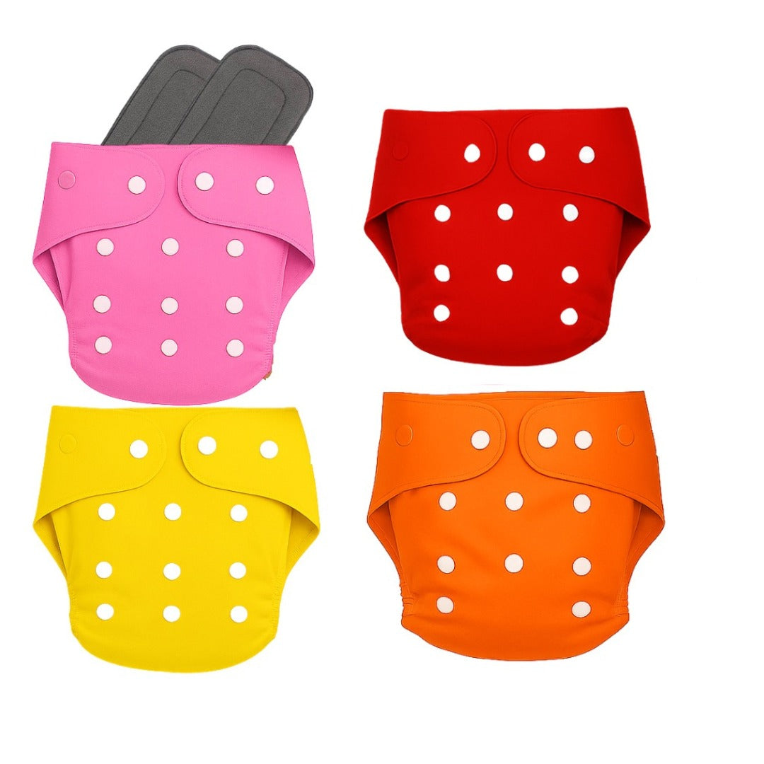 Softlia Baby Cloth Diapers – Pack of 4
