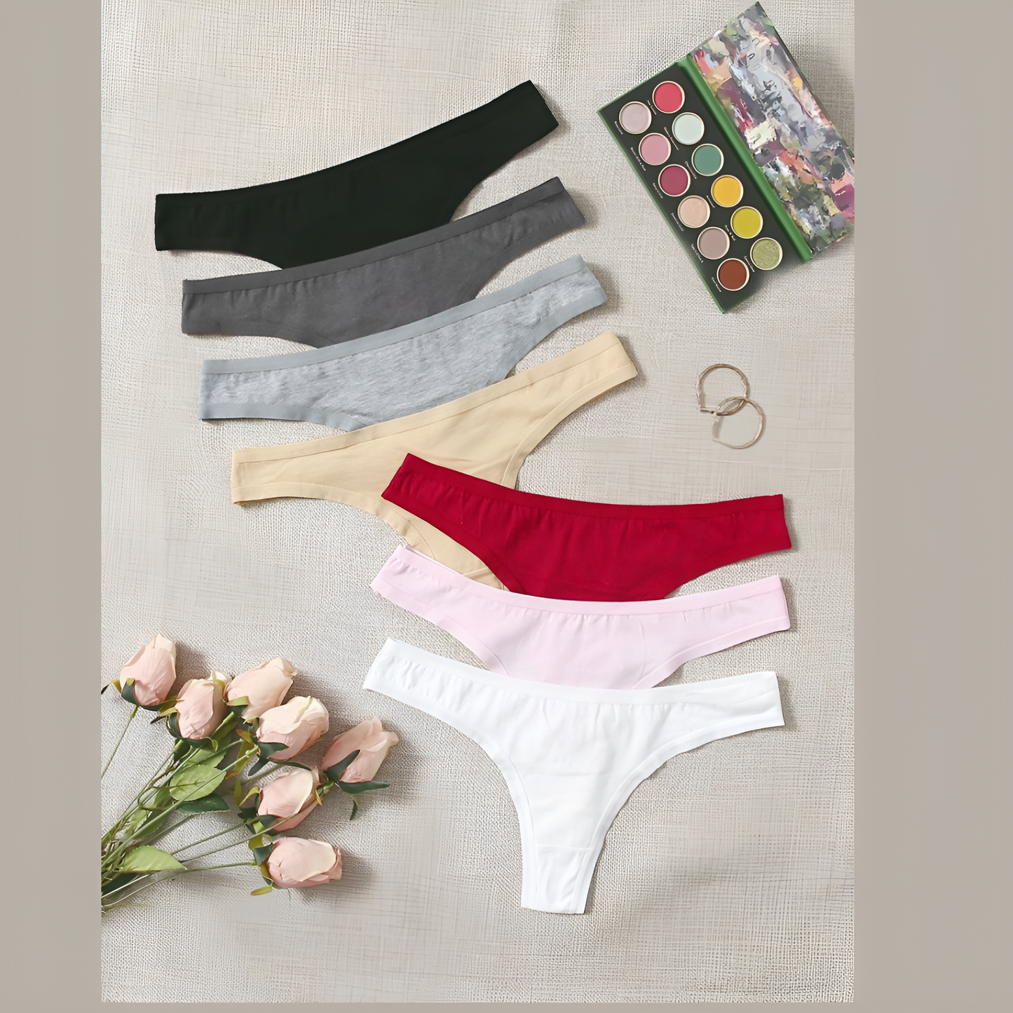 Women’s Slim Fit Thong – Seamless, Stretchable & Invisible Underwear