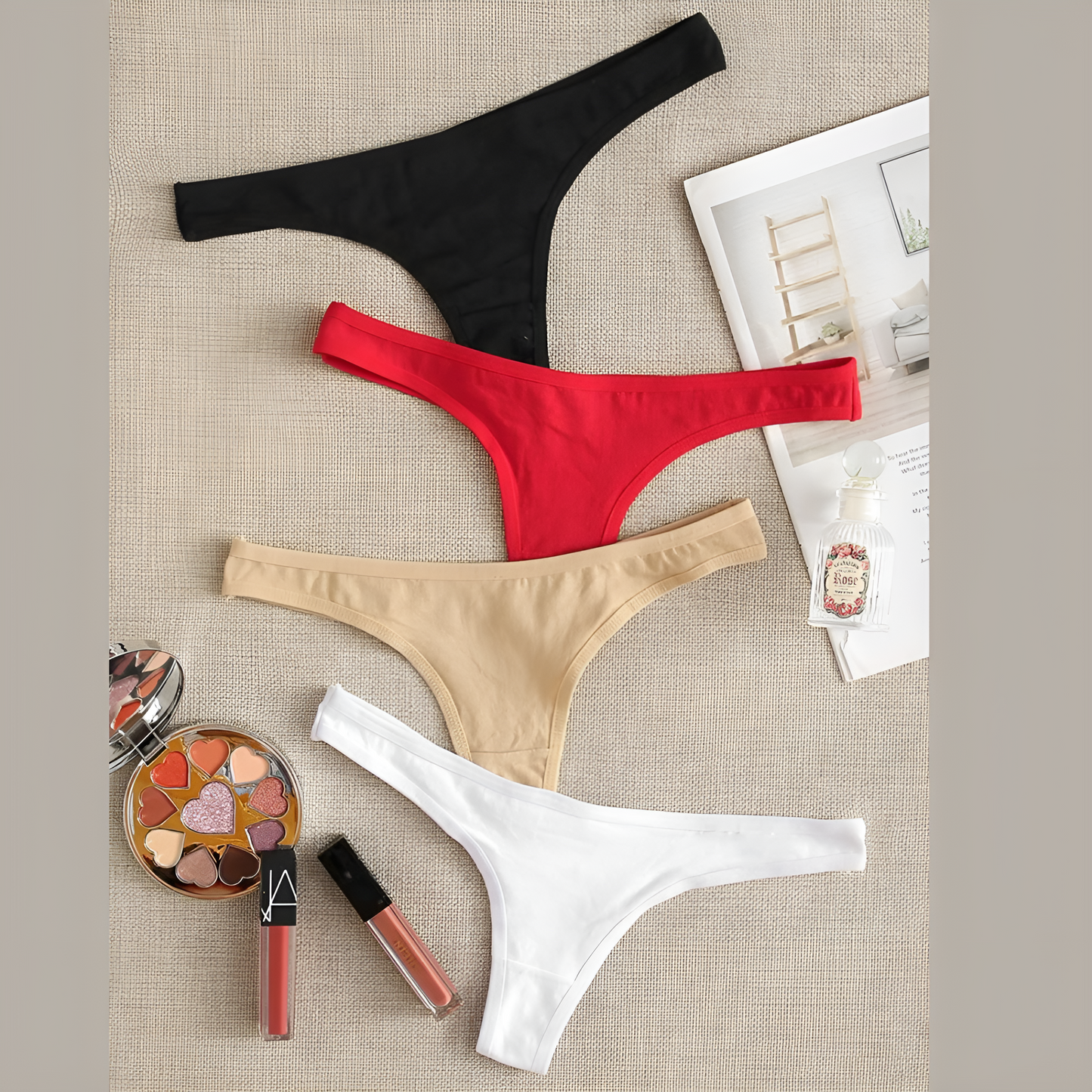 Women’s Slim Fit Thong – Seamless, Stretchable & Invisible Underwear