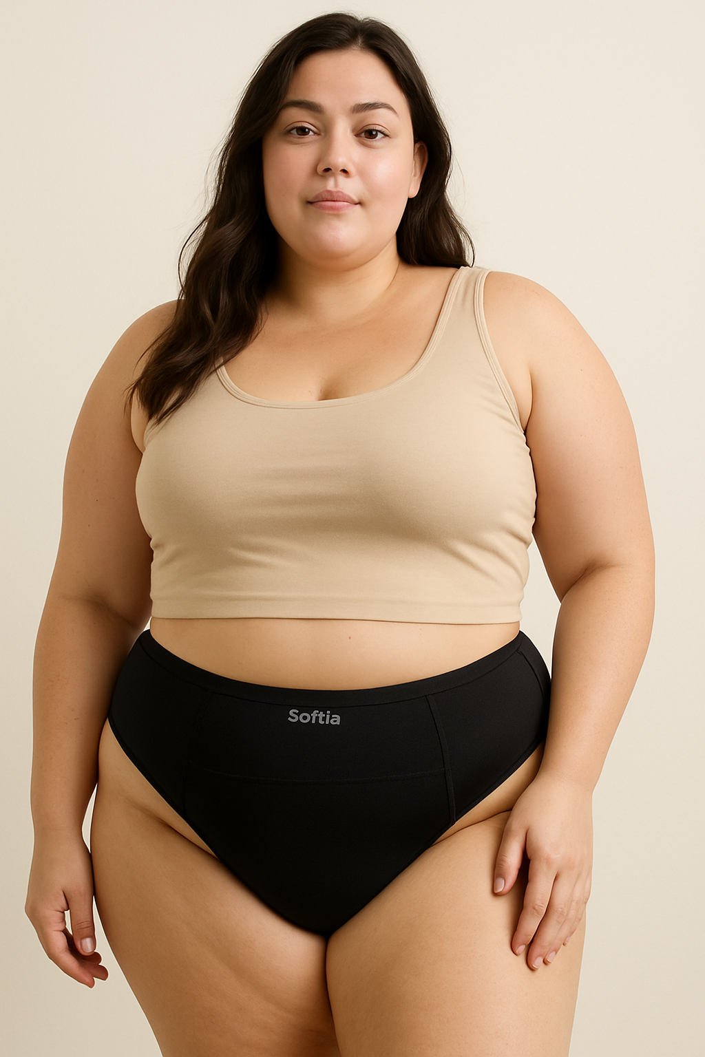 Softlia Plus Size Period Panty – Full Coverage, Leak-Proof Comfort