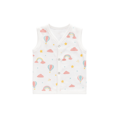 Softlia Muslin Baby Jhabla | 100% Organic Cotton Front-Open Shirt for Newborns (0–12 Months)