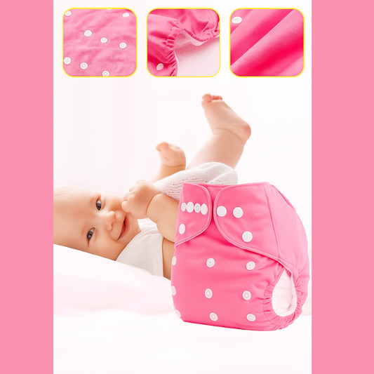 Softlia Reusable & Washable Cloth Diaper  | Adjustable Size | 0-3 Years