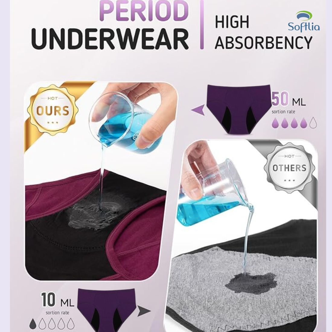 Softlia Period Panty Pack of 1 PC