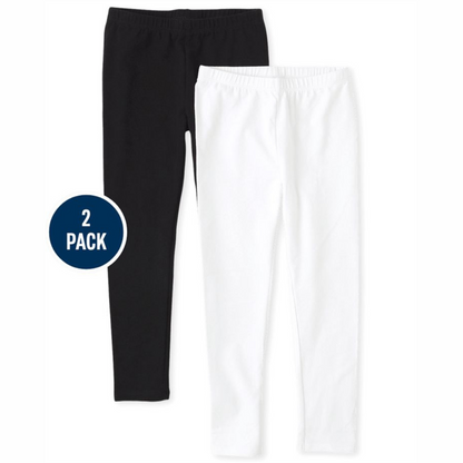 Softlia Girls Cotton Stretch Leggings – Soft, Breathable & Full Length | Daily Wear & Casual Use