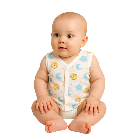 Softlia Muslin Baby Jhabla – Comfortable, Lightweight & Skin-Friendly – Pack of 6