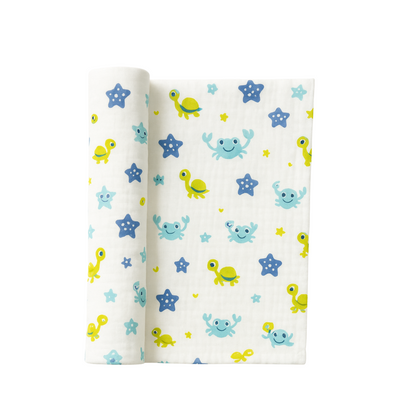 Softlia Muslin Baby Wipes – Ultra Soft, Gentle & Reusable – Pack of 5