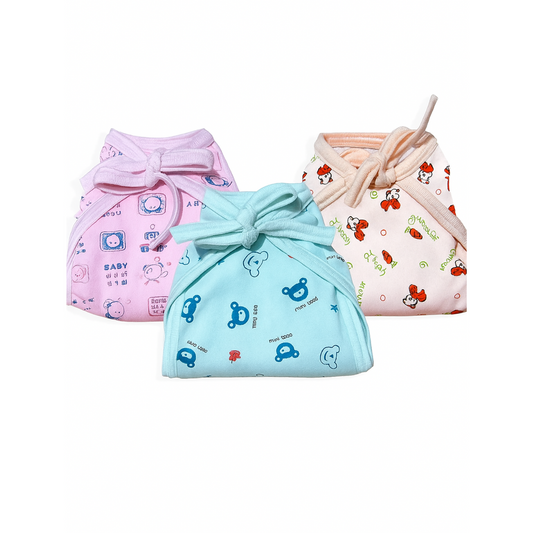 Softlia Baby Langot U-Shape – 100% Cotton Infants – Pack of 3