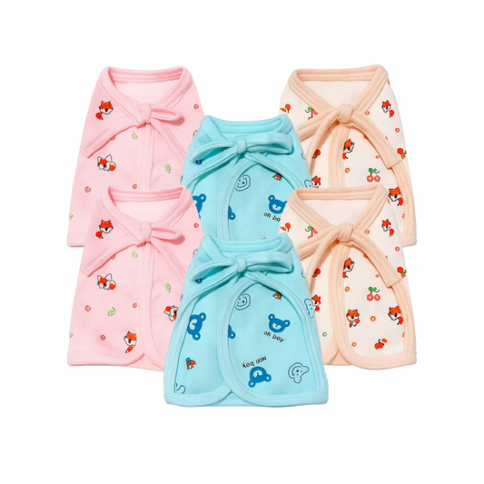 Softlia Baby Langot U-Shape – Pure Cotton, Reusable & Breathable – Pack of 6