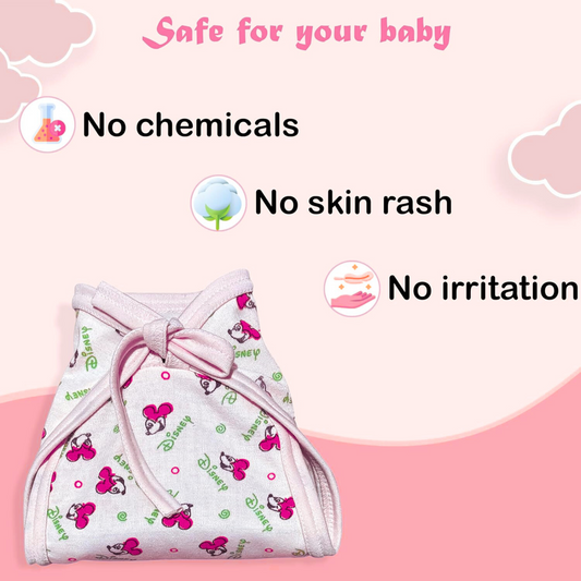 Softlia Baby Langot U-Shape | Single Layer Cotton Nappy for Newborns & Infants (0–6 Months)