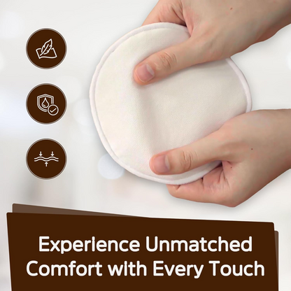 Softlia Reusable Breast Pads for Women – Soft, Absorbent & Leak-Proof – Pack of 3