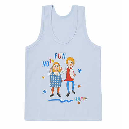 Softlia Kids Cotton Vest | Soft & Breathable Sleeveless Undershirt for Boys & Girls (Pack of 3/5)