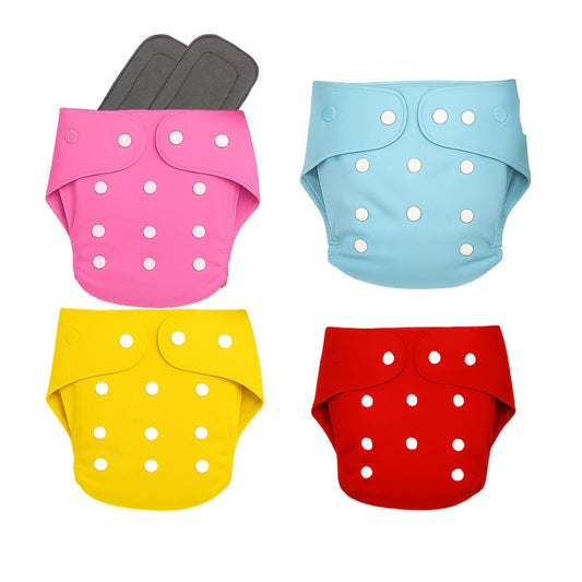 Softlia Reusable Cloth Diapers for Baby – Pack of 4