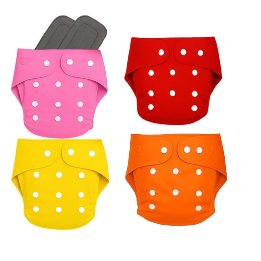 Softlia Baby Cloth Diapers – Pack of 4