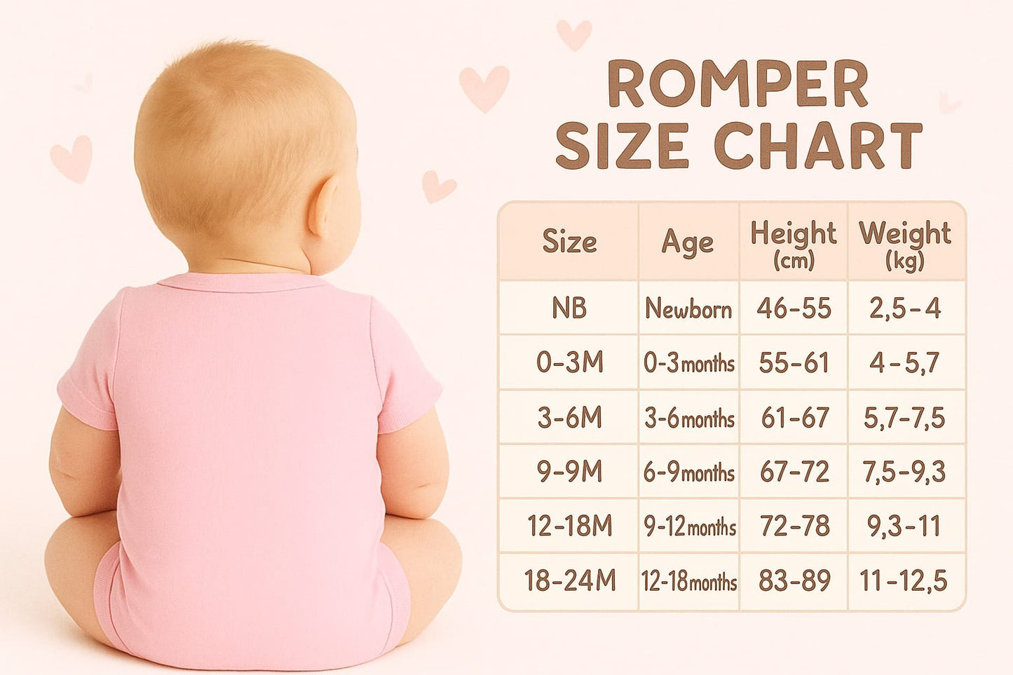 Baby half romper, onepiece baby suit