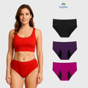 Softlia Women Hipster Red Panty